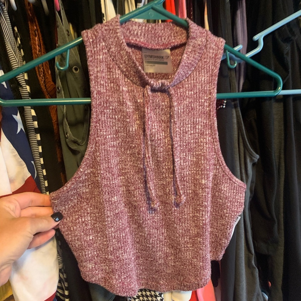 Gymshark Slounge Top size small maroon